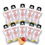 BOLERO Ice Tea Pêche 10 sticks 8g poudre boisson sans sucre à la Stevia Faible en calories sans colorant ni conservateur