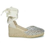 JB Martin Espadrilles VISALIA Argent&eacute; - Taille 36,37,38,39,40,41