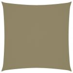 VidaXL Voile de parasol Tissu Oxford carré 4x4 m Beige