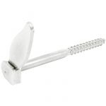 Afbat Arr&ecirc;t tourniquet &agrave; visser - L135 mm - Zingu&eacute; blanc