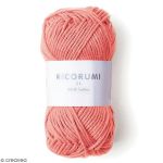Rico Design Fil &agrave; crocheter en coton - Ricorumi - Saumon - 25 g