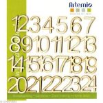 Art&eacute;mio Chiffre en bois 1,5 cm