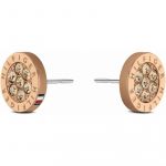 Tommy Hilfiger Jewelry Clous d'oreilles pour Femme en Acier inoxidable avec cristaux - 2780567