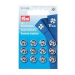 Prym Carte 12 Boutons Pression Coudre 11 mm Laiton