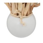 Atmosphera Composition fleurs séchées Seav - céramique - H25 cm créateur d'intérieur - Blanc