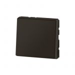 Legrand Interrupteur ou va-et-vient 10AX 250V~ Mosaic Easy-Led 2 modules noir mat (079111L)