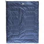 Trespass Unisexe Catnap 3 Saisons Sac de Couchage 2 Places, Bleu Marine, 180 x 140 cm