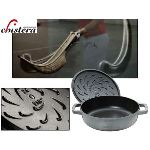Staub 12612806 - Sauteuse Chistera avec couvercle en fonte (28 cm)