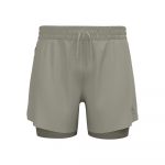 Odlo Zeroweight 5in 2in1 Short De Running Hommes - Gris, Taille L