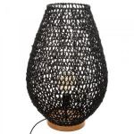 Lampe &agrave; Poser Design "Etel" 55cm Noir Prix