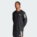 Adidas T-shirt manches longues Own The Run - Black, Black - Taille M