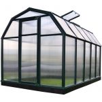 Palram Serre de jardin verte Ecogrow 6,3 m&sup2; - R&eacute;sine et polycarbonate - Double parois
