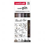 Uni Ball Pinset 5P BRUSH ART