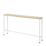 Sobuy FSB19-Z Table Console Table d'appoint Bout de canapé Table d’entrée Cadre et 4 Pieds en Fer - L120cm x P20cm x H65cm