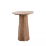 Present time Table d'appoint en bois de manguier D35,5cm bois clair