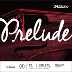 D'Addario AND CO CORDE SEULE (SOL) POUR VIOLONCELLE PRELUDE MANCHE 1/4 TENSION MEDIUM