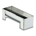 Lacor 68002 - Moule demie Canne Goutti&egrave;re &agrave; b&ucirc;che de No&euml;l en inox (9 x 50 cm)