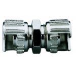 Outifrance 6530815 - Raccord écrou égueulé 1/4 <> écrou égueulé 1/4