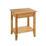 Console avec 1 tiroir et 1 etag&egrave;re en bois