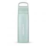 Lifestraw Bouteille filtre a eau go 2 0 seafoam acier inoxydable isolee 500 ml vert clair