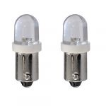 Cyclingcolors 2x AMPOULE LED 12V T4W BA9S BLANC 6000K VOITURE MOTO COMPTEUR TEMOIN TUNING
