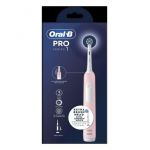Oral-B Brosse à dents électrique Pro 1 Rose Cross Action + 1 brossette