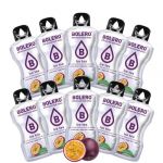 BOLERO ICE TEA Passion | 10 sticks 8g de Poudre pour Boisson sans sucre à la Stevia | Sans Conservateur ni colorants artificiels, Faible en calories, il convient pour toute la Famille