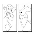 Décoration murale Mauro Ferretti Body Simply Coppia (x2)