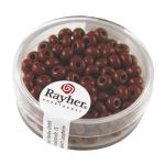 Rayher PERLE INDIENNE D4,5MM 17G BRUN PERLE INDIENNE D4,5MM 17G BRUN FONCE