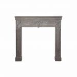 Alice's Garden Manteau de cheminée - Romance - décor bois gris cérusé