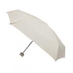 SMATI Mini Parapluie/ombrelle ANTI UV pliant compact - Taille Poche 18cm, résistant au vent, 200g ultra léger, manuel, Parapluie de voyage, Couleur IVOIRE