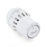 Danfoss React RA click, Vanne thermostatique de radiateur avec soufflet thermostatique rempli de liquide et capteur intégré