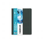 Canson Graduate Book Aquarelle - Carnet cousu 56 pages - Double Face : Grain fin et Grain l&eacute;ger - 21,6 x 27,9 cm - 250g/m&sup2; - Blanc