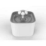 Eyenimal Fontaine a eau BLOOM - Contenance 2 litres - Blanc et vert - Pour chat - NUM'AXES