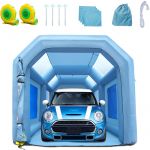 Tente Peinture Auto - VEVOR Cabine de Peinture Gonflable 6x3x2,5m 2 Souffleurs