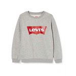 Levi's Kids Batwing Crew Neck Sweatshirt - Homme - Gris / Grey Heather