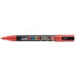 Uni Ball Marqueur permanent encre rouge pointe ogive fine