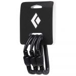 Black Diamond Hotforge Screwgate Mousqueton Pack de 3, noir Mousquetons