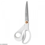 Fiskars 1020414 - Ciseaux Functional Form White Pro, 24 cm, pour droitiers