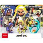 Nintendo Pack Amiibo - Collection Splatoon 3 - Octaling (Bleu) + Inkling (Jaune) + Salmioche