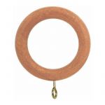 Riel Chyc 40 x 60 mm 5430710 – Anneau de Bois Lisse avec Crochet Pin, Marron