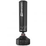 Hop-Sport Sac de frappe sur pied 180 cm x 32 cm, Sac de boxe autoportant pour adulte, Sac de frappe lourd robuste et stable, Sac de boxe en cuir PU de haute qualité