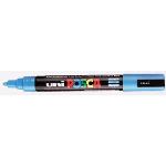 Uni Ball Marqueur permanent encre bleu clair pointe ogive moyenne