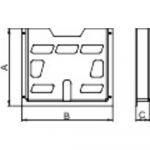 Schneider Electric Porte documents NSYDPA44 Polystyrène gris clair (RAL 7035) (L x l x h) 40 x 278 x 234 mm 1 pc(s)