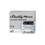 Shelly PM Mini Gen 3 | Compteur de consommation connecté | Wi-Fi & Bluetooth | 1 canal 16 A | Domotique | Compatible avec Alexa et Google Home | Application iOS Android | Sans hub nécessaire