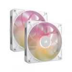 Corsair iCUE LINK RX140 MAX RGB Dual Pack - Blanc