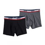 Lot de 2 boxers griffés coton stretch