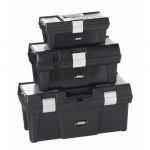 Sam Outillage 3 caisses a outils en pvc,
