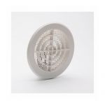 Tresice France Grille avec toile mousquitaire couleur blanche d-10-11cm abs