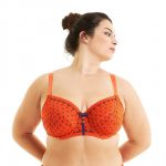 Soutien-gorge grand maintien orange Pamplemousse - Pomm'Poire